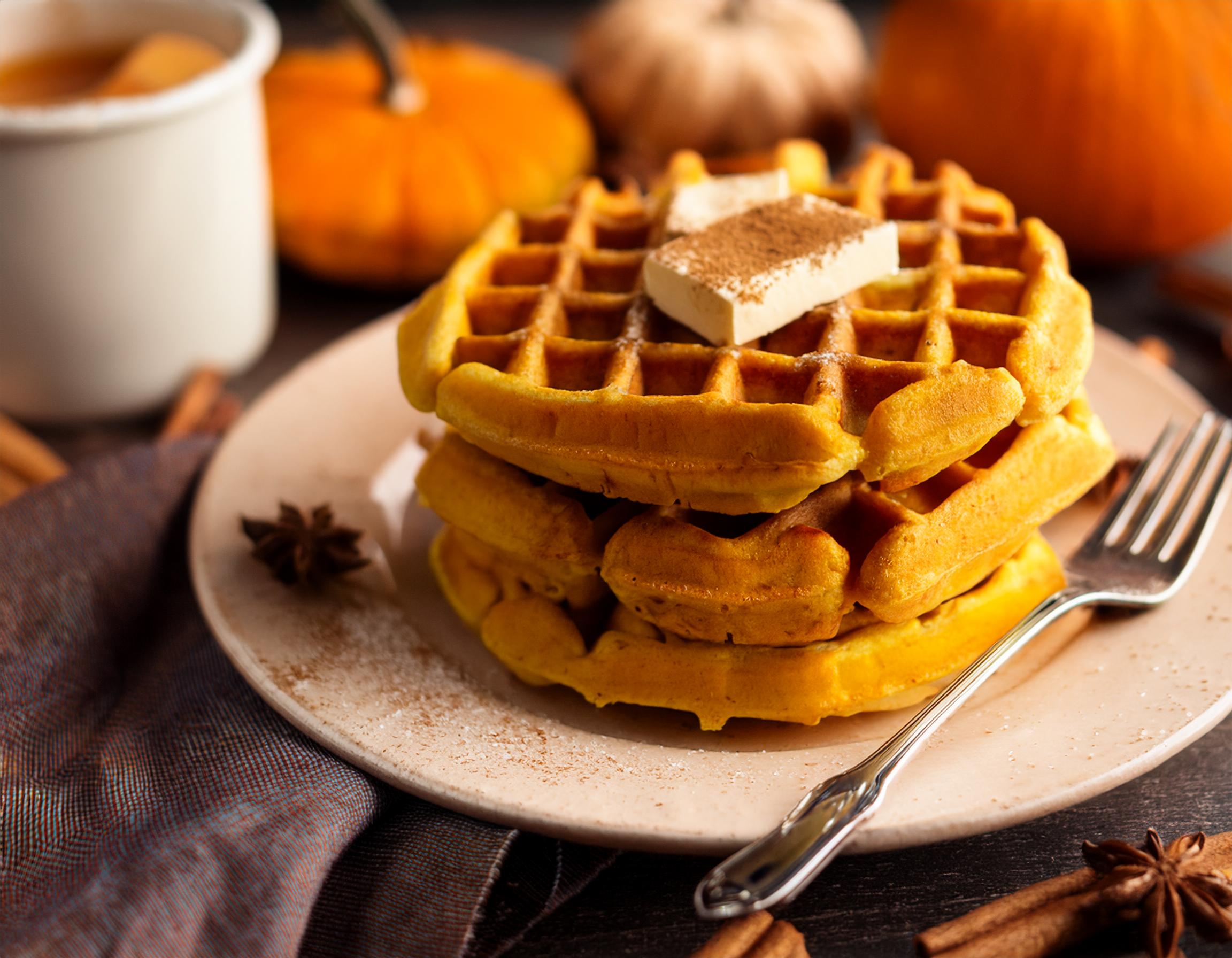 pumpkin waffles